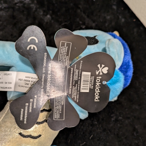 Tokidoki Blue and Gold Plush with Star Detail - Picture 7 of 8